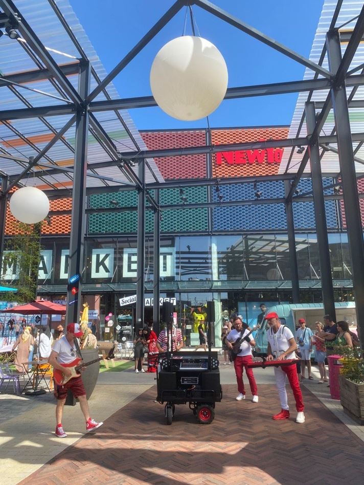 Photo capturant les animations à Shopping Promenade Cœur Alsace.